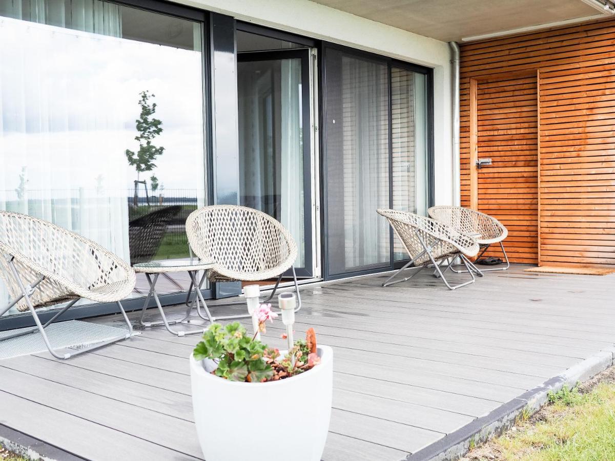 Moderne Ferienwohnung Mit Seeblick & Terrasse 96Qm Grossraeschen Eksteriør billede