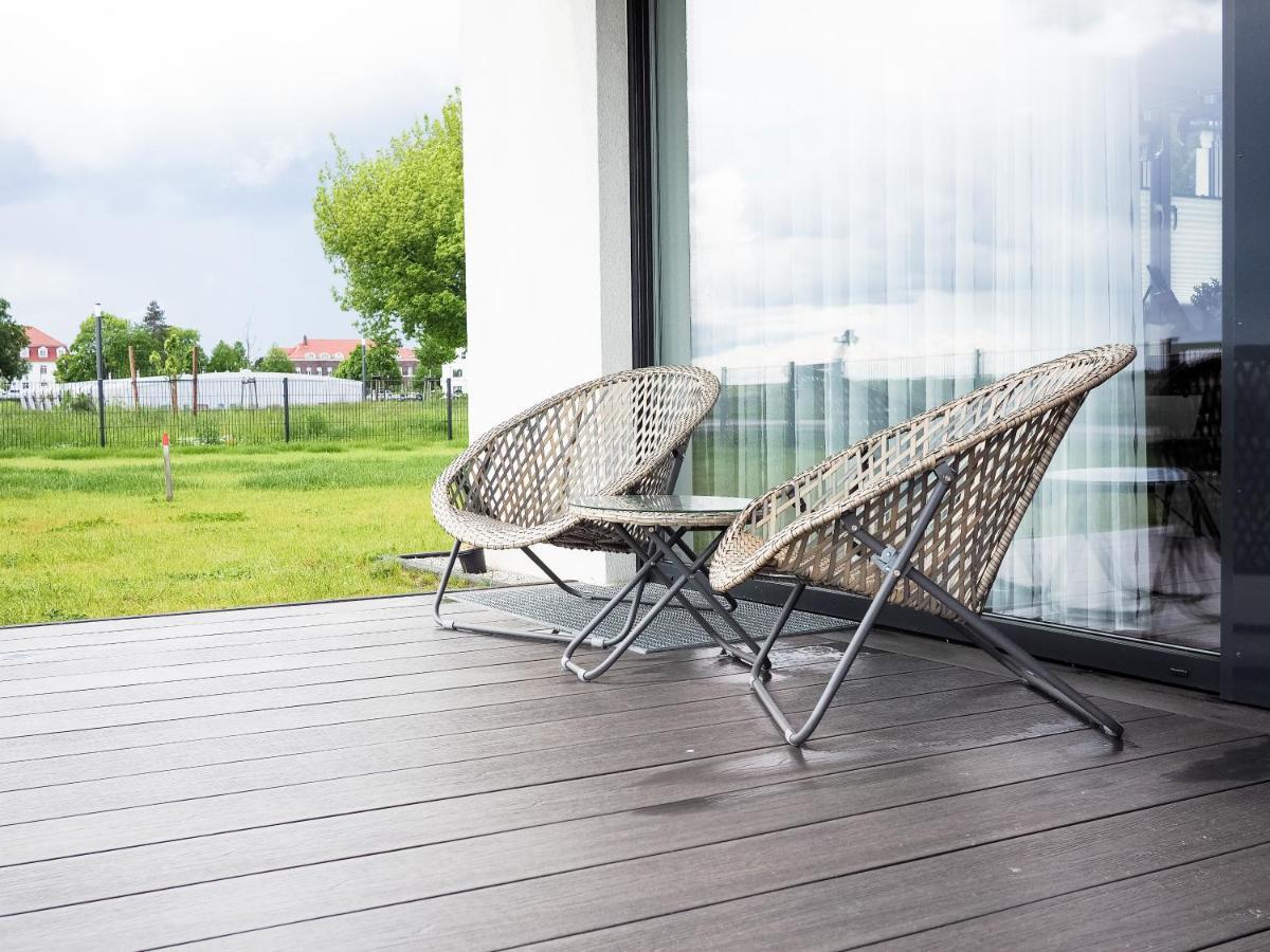 Moderne Ferienwohnung Mit Seeblick & Terrasse 96Qm Grossraeschen Eksteriør billede